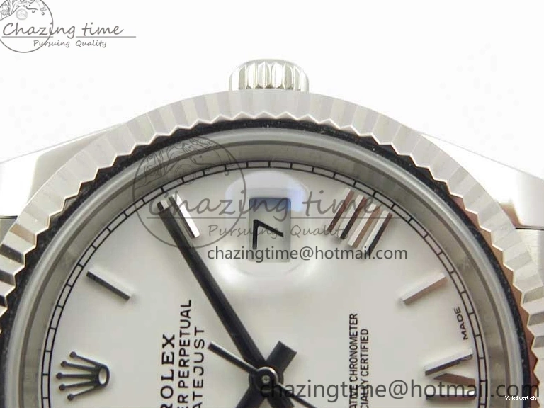 Dial SS Bracelet 126334 A3235 on Markers Best Jubilee 904L 1:1 DateJust Noob Roman Edition White 0214